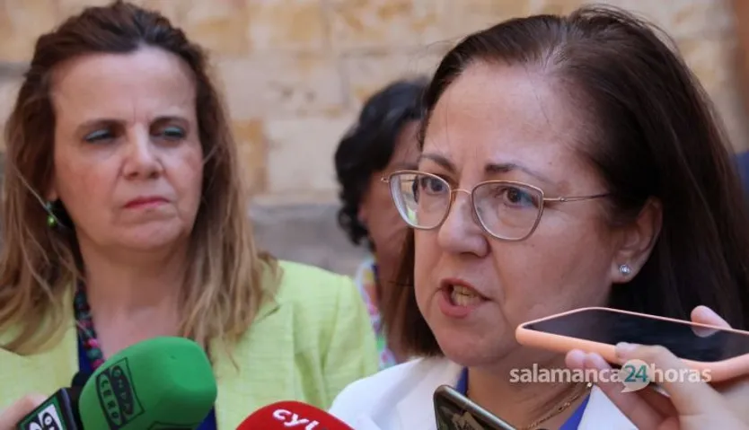 Los candidatos al Congreso y el Senado por Salamanca, mantienen una reunión con el rector de la Universidad de Salamanca