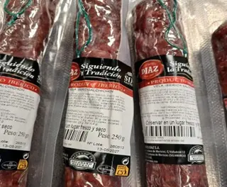 Alerta alimentaria por Salmonella en un lote de salchichón de la marca Díaz distribuido en Castilla y León