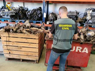 Detenidos robo catalizadores | Guardia Civil