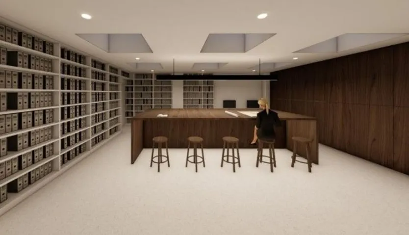 Proyección del nuevo edificio del archivo de la Diputación de Salamanca