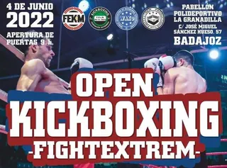 Imagen del cartel del Open de Kickboxing FigthExtrem