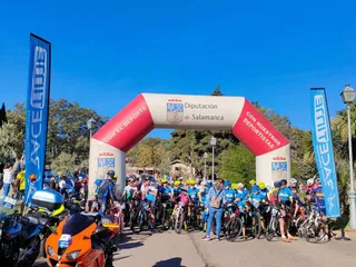 salida carrera de la Subida a la Peña de Francia