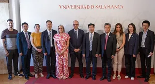 La Universidad de Salamanca refuerza lazos con la Universidad Normal de China Central