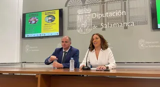 Pilar Sánchez y Juan Carlos Zaballos presentan las III Jornadas Micológicas de la Diputación de Salamanca