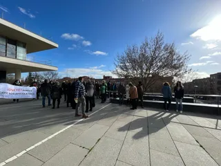 Concentración contra la instalación de la ‘Planta de compostaje de residuos’ en Galleguillos (1)