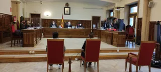Imagen de la vista oral en la Audiencia Provincial de Salamanca