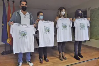 Un momento de la presentación de la VI Marcha solidaria de Villar de Gallimazo