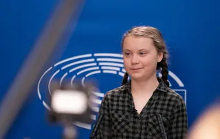Greta Thunberg at the Parliament (46705842745)