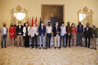 RECIBIMIENTO EN EL AYUNTAMIENTO A NOVILLEROS