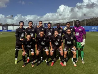 Once titular del Salamanca CF UDS en Abegondo | FOTO SALAMANCA CF UDS