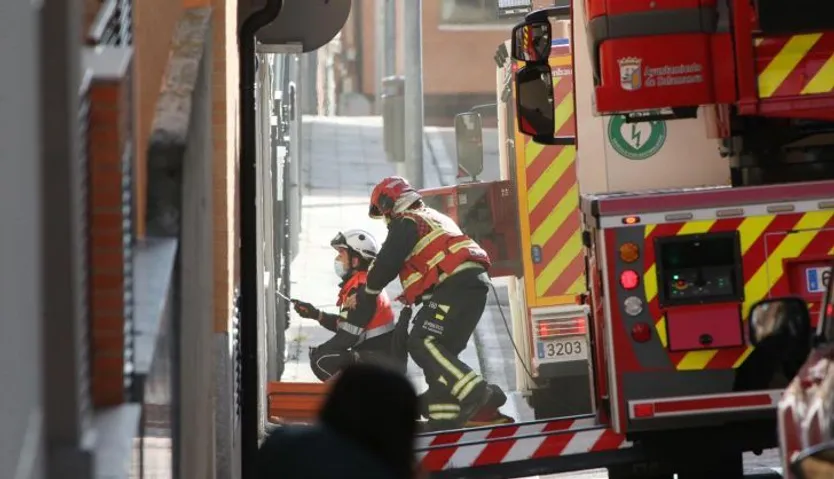 Incendio en una vivienda de la calle San Arcadio