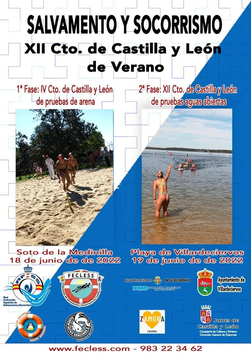 2022 06 17 Cartel Cto de CyL de Verano de Salvamento y Socorrismo