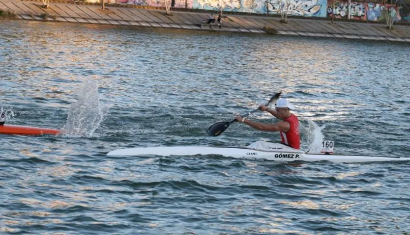 Pedro Gómez, del Salamanca Canoe Kayak