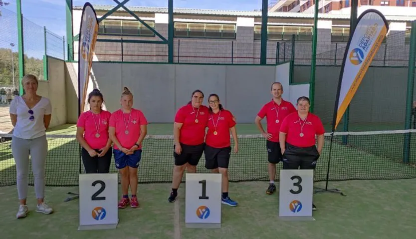 Campeonato de Castilla y León de Pádel Adaptado, celebrado el pasado domingo en Palencia.