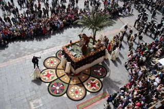 Salida de la procesión de La Borriquilla Semana Santa 2024