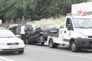 Colisión de varios vehiculos