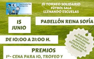 Santiago Uno acoge el III torneo solidario de fútbol sala “Llenando Escuelas”