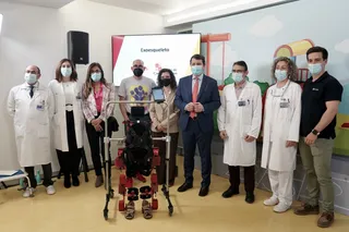 La sanidad pública de Castilla y León incorpora el exoesqueleto pediátrico ATLAS 2030. ICAL