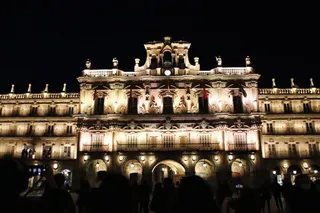 iluminación de la Plaza Mayor de Salamanca