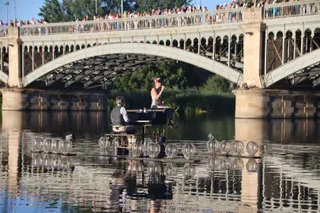Concierto de piano sobre el río Tormes