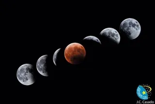 Eclipse de luna. Foto EP