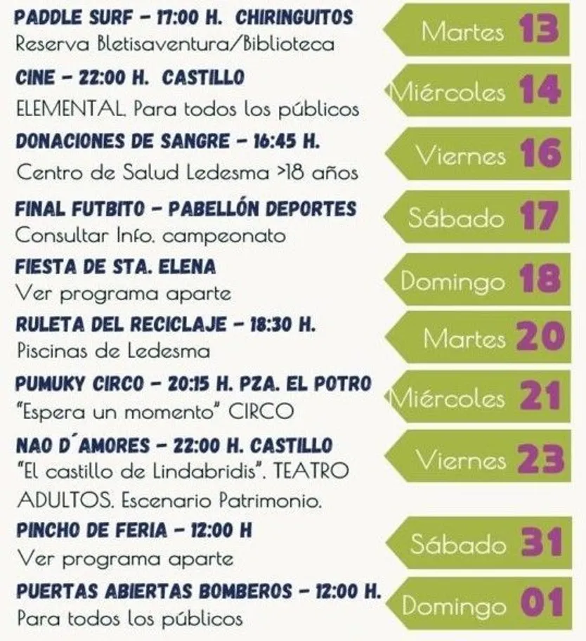 Fiestas Ledesma