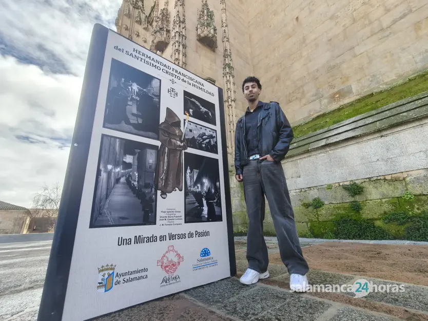 Hugo, ilustrado de la exposición "Una mirada en versos de pasión"