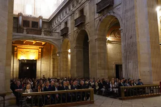 La UPSA despide al papa Francisco con una misa funeral en La Clerecía