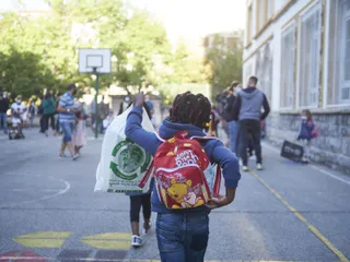 Primer día de colegio del curso escolar 2020-2021