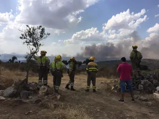 Incendio en Sobradillo