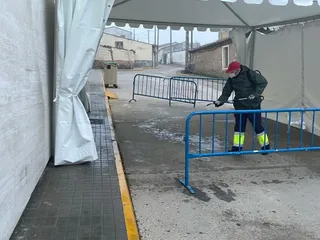 Desinfección en Alba de Tormes