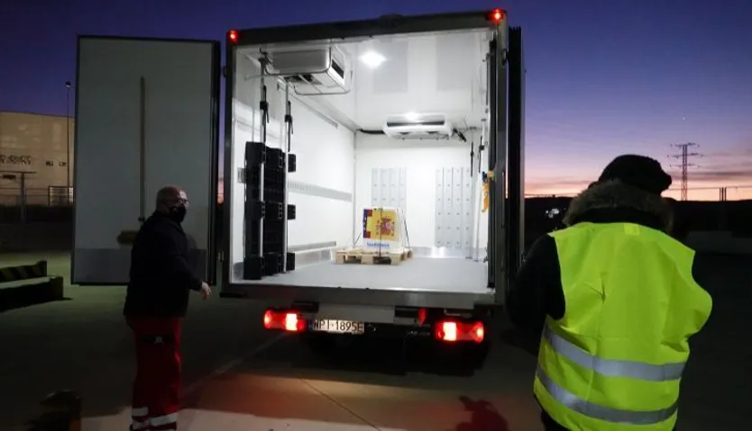 Las primeras vacunas llegadas a España