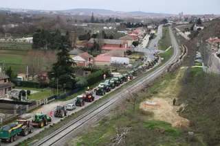 GALERÍA | Jornada de protestas del campo: Cabrerizos, Castellanos de Moriscos, Helmántico, Centro y E.Leclerc