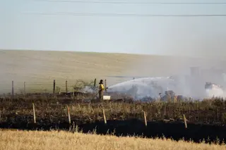 Incendio en Alba de Tormes