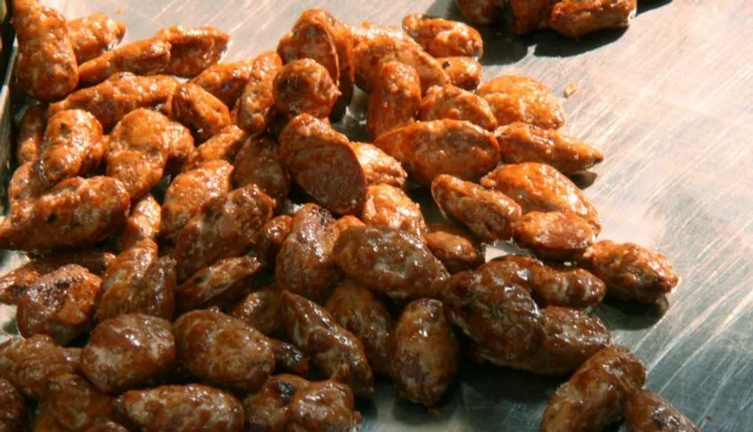 Almendras garrapiñadas