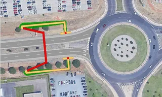 Proyecto pasarela entre el Montalvo II y III sobre la Ronda Sur en Carbajosa