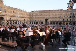 Concierto de la Orquesta Sinfónica de Castilla y León en la Plaza Mayor (9)