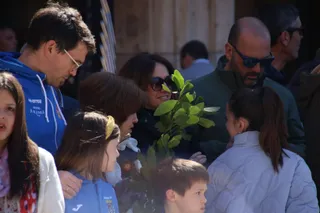 Ambiente en la Procesión de la Borriquilla de la Hermandad de Jesús Amigo de los Niños