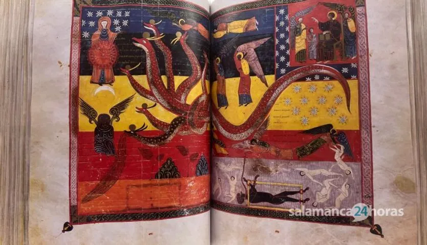 Exposición sobre la historia del libro en el Aula de la Columna de las Escuelas Mayores