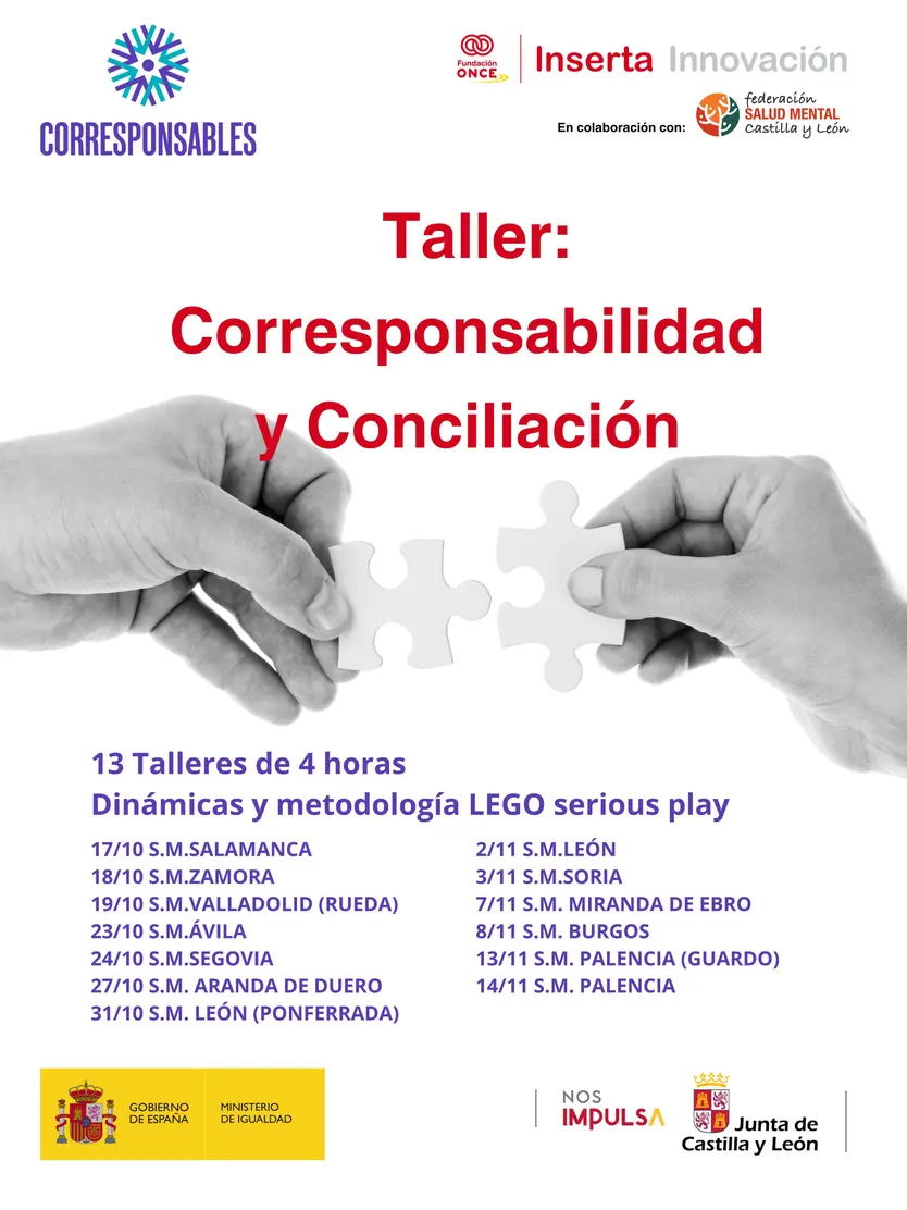 Cartel talleres de corresponsabilidad