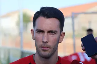 Javi Medina, entrenador de Unionistas.