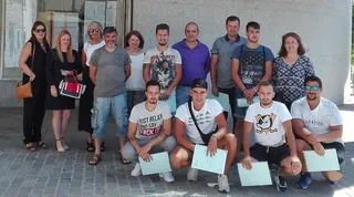 Clausurados los cursos de jardinería y trabajos forestales del Ecyl en Villamayor