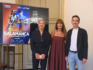 Presentación de la competición internacional de pádel que habrá en Salamanca entre el 3 y el 6 de septiembre | Ayuntamiento de Salamanca