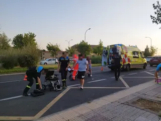 Atropello en avenida de Salamanca (2)