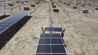 Construcción de planta fotovoltaica de Iberdrola en Ciudad Rodrigo