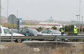 Dos heridos en una nueva colisión en la rotonda del Leclerc