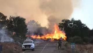 JL Leal / ICAL. Incendio en Losacio de Alba