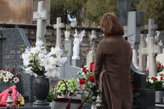 Día de todos los santos en el Cementerio San Carlos Borromeo de Salamanca