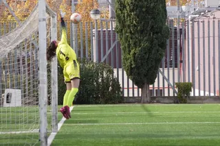 Vega Hernández realiza una gran parada | FOTO SALAMANCA24HORAS.COM