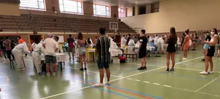 Cribado masivo de jóvenes en Salamanca.